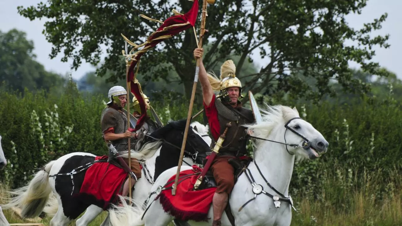 Did Roman soldiers ride horses?